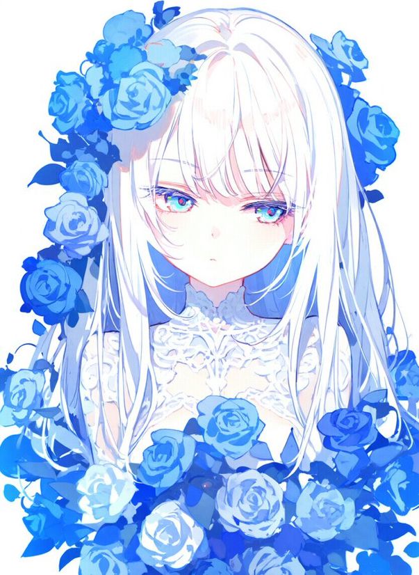 Ảnh Anime Nữ Xinh Đẹp Lung Linh Đầy Mê Hoặc 10