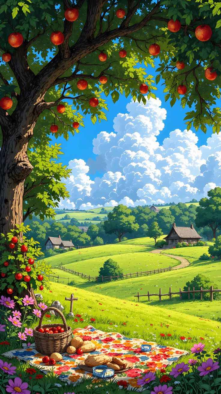 Phong Cảnh Anime Đẹp Mê Hồn Chuẩn 4K 8