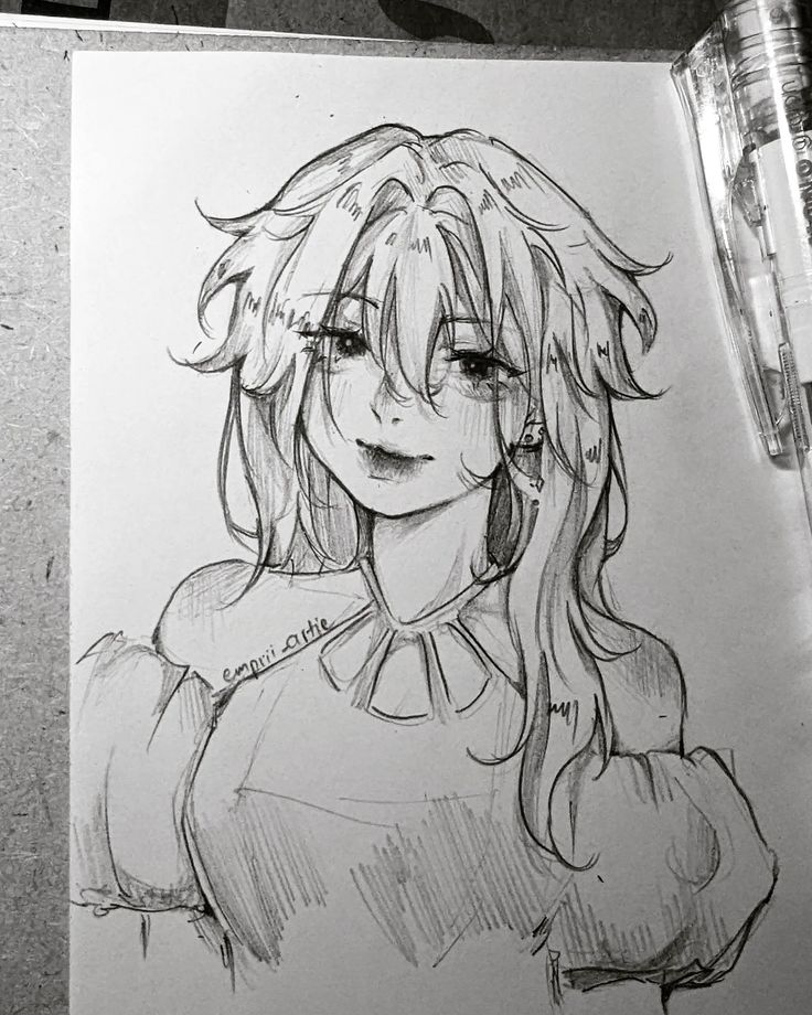 Vẽ Anime Đơn Giản Đẹp Dễ Học Cho Người Mới 8