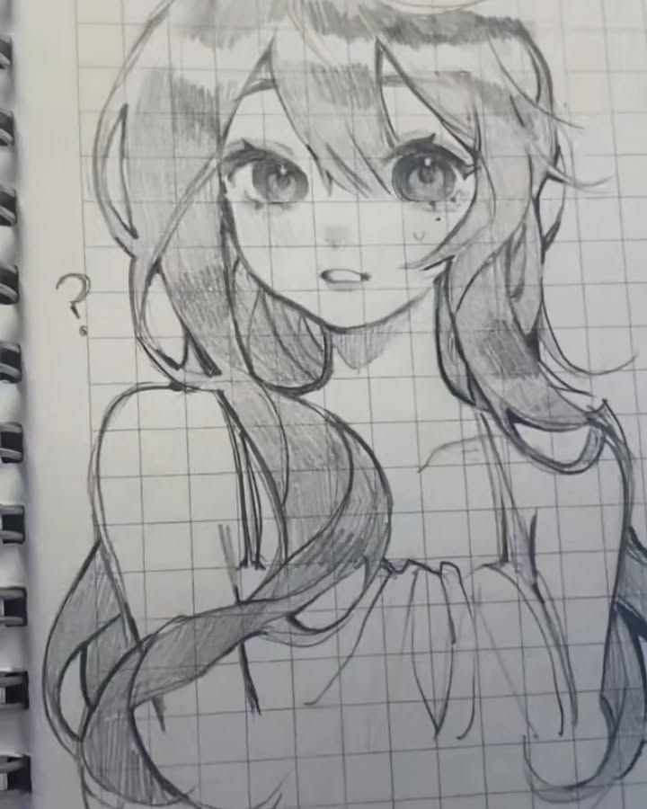 Vẽ Mặt Anime Nữ Đơn Giản Mà Vẫn Xinh 15