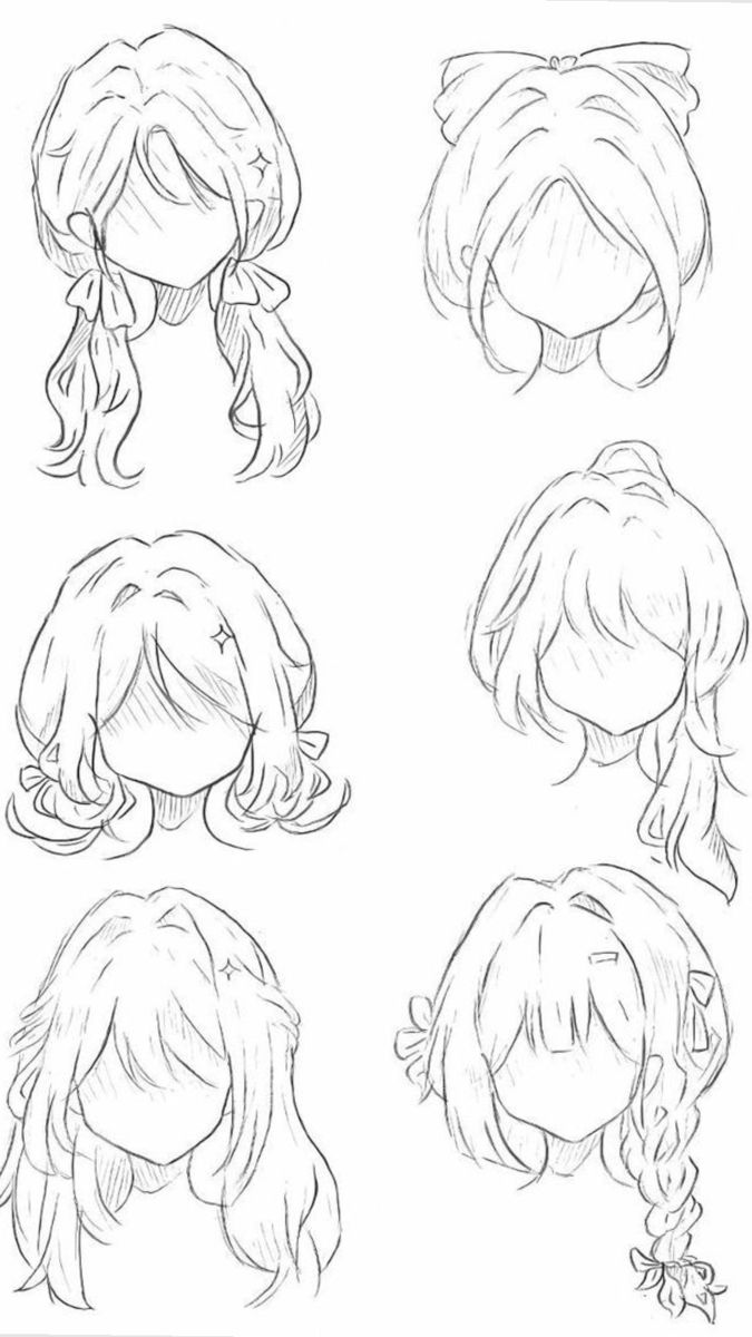 Vẽ Tóc Anime Nữ Bay Bổng Mềm Mại Chuẩn Nhật Bản 5