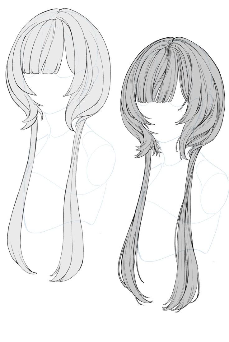 Vẽ Tóc Anime Nữ Bay Bổng Mềm Mại Chuẩn Nhật Bản 8