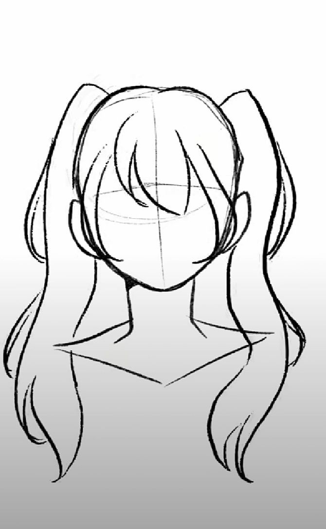 Vẽ Tóc Anime Nữ Bay Bổng Mềm Mại Chuẩn Nhật Bản 10